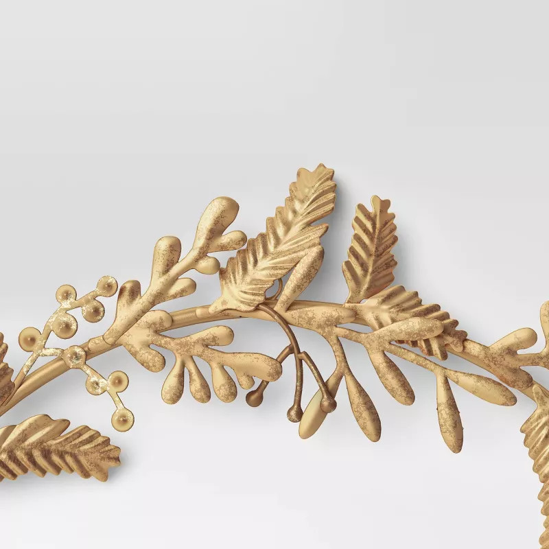 Botanical Wreath Gold - Threshold™ | Target