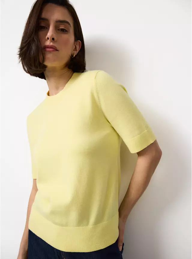 Buy Yellow Soft Touch T-Shirt 18 | T-shirts | Tu | Tu Clothing