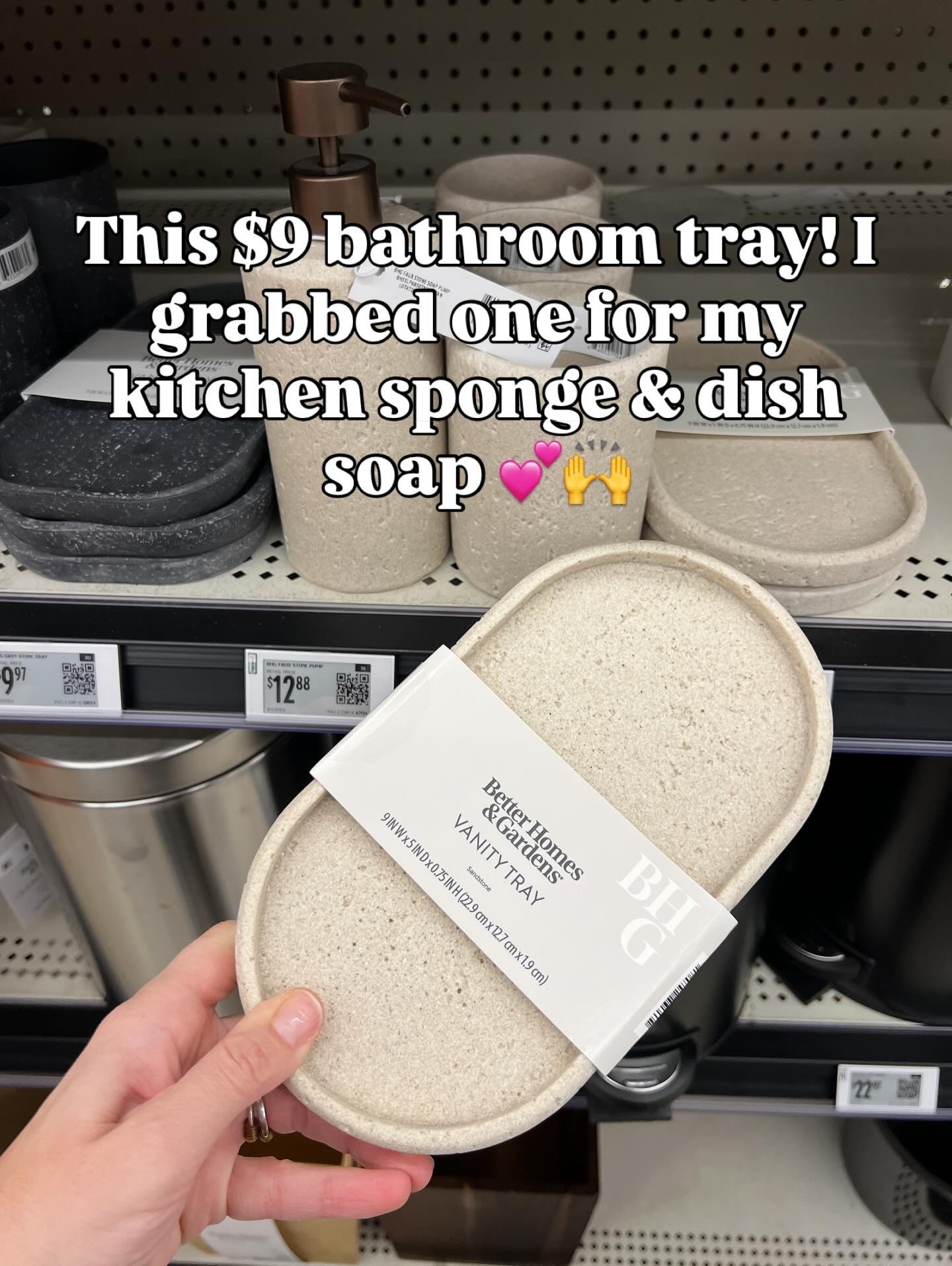 I’m using this tray in my kitchen, it’s such a pretty affordable glow up for any space! Reminds me of travertine (similar ones on Amazon cost triple). #walmartfinds 

#LTKFindsUnder50 #LTKHome