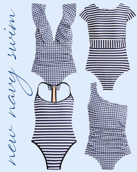 navy swimsuits | bathing suits | summer | spring | pool | beach | poolside | swimwear | 

#LTKSeasonal #LTKstyletip