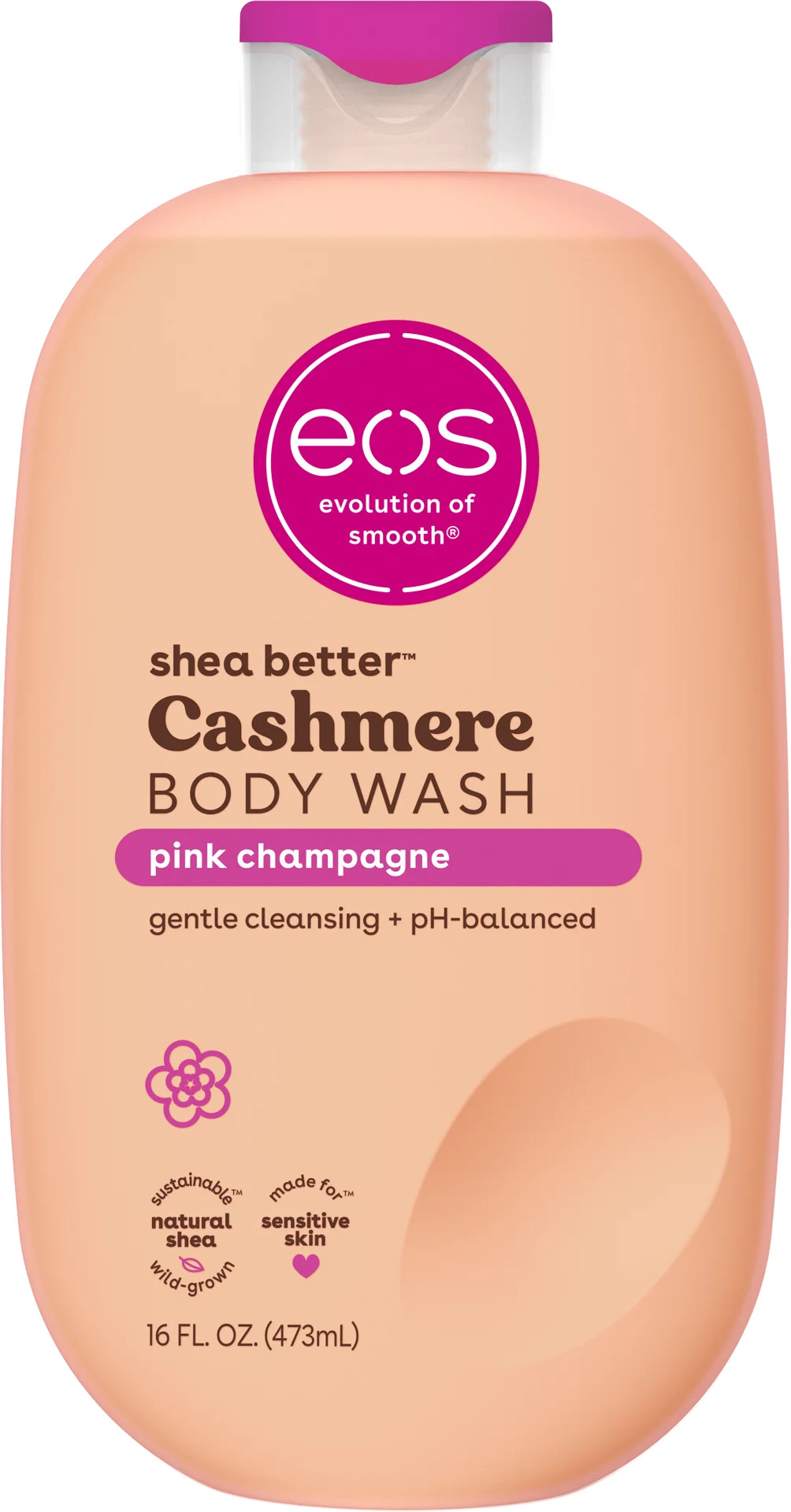 eos Shea Better Cashmere Body Wash - Pink Champagne | 16 oz. | Walmart (US)