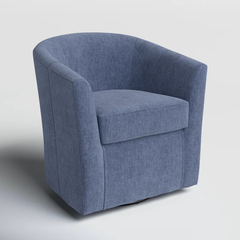 Hansell Upholstered Swivel Barrel Chair | Wayfair North America
