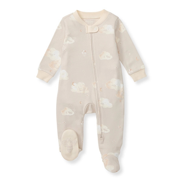 Good Night Sky Organic Cotton Sleep & Play - Ice Flow | Burts Bees Baby