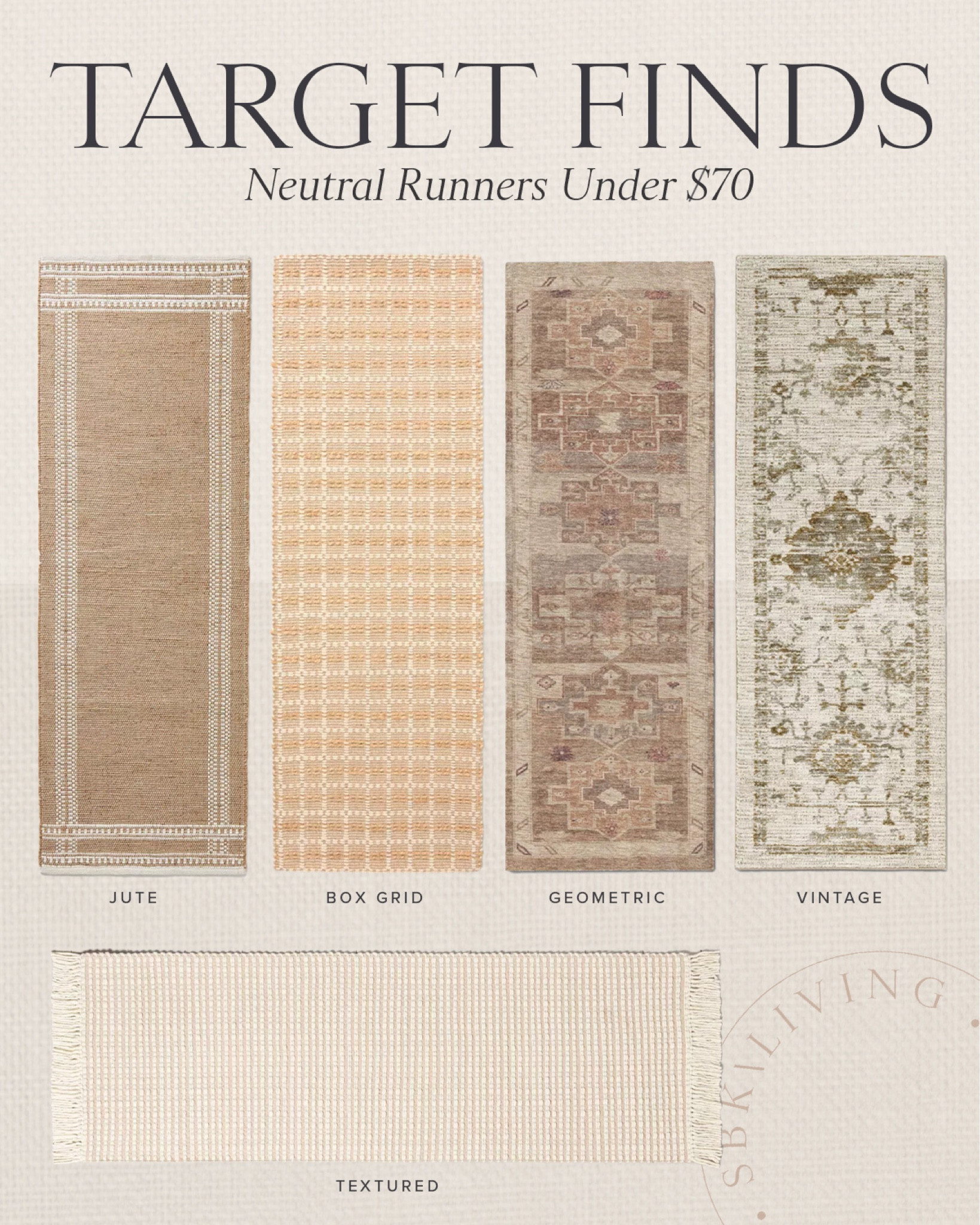 HOME \ neutral runners from Target!

Decor
Kitchen
Bathroom
Entry 
Hallway 

#LTKHome #LTKFindsUnder100
