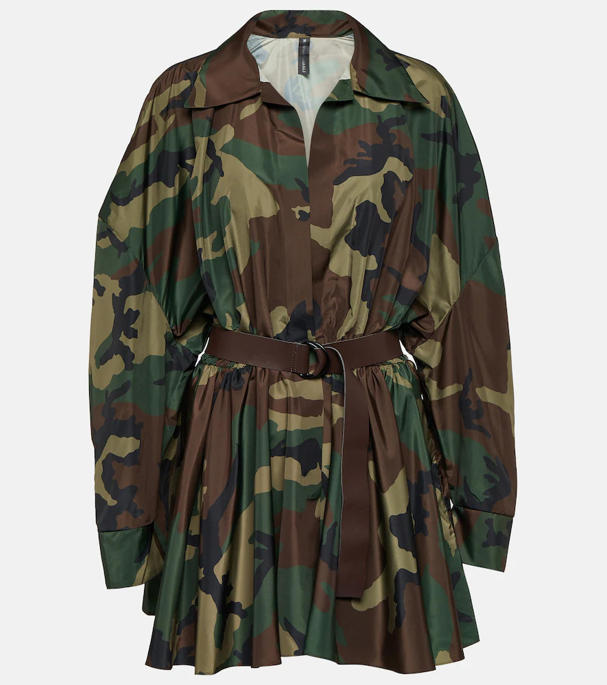 Norma Kamali Camouflage shirt dress | Mytheresa (US/CA)