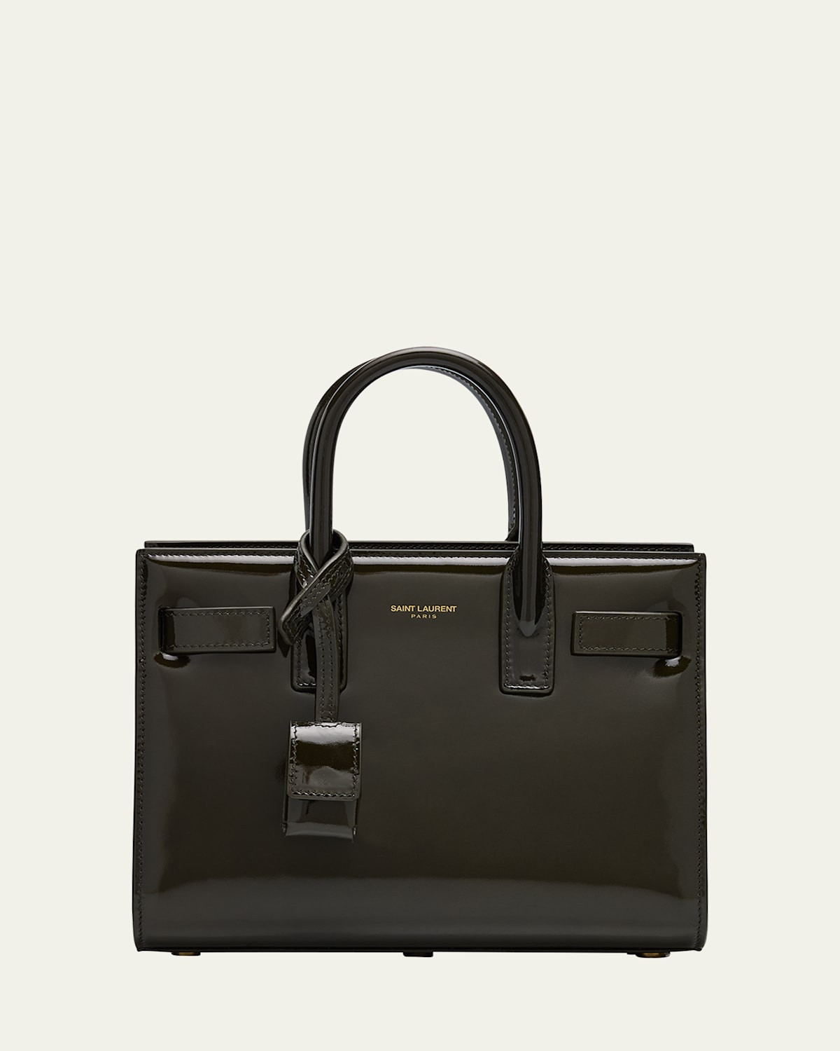 Sac de Jour Nano Top-Handle Bag in Patent Leather | Bergdorf Goodman