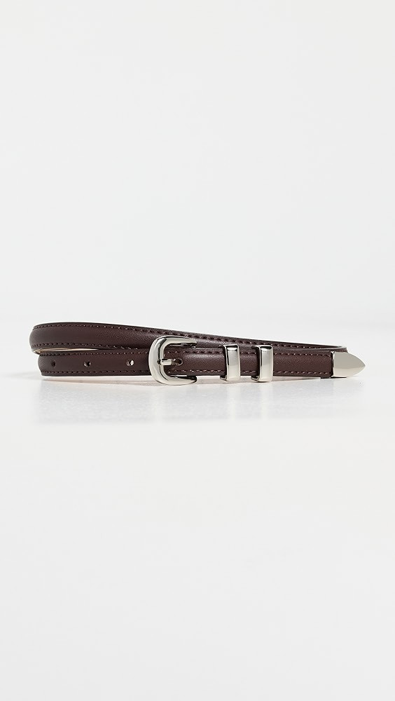 SHASHI Lila Leather Brown Belt | Shopbop | Shopbop