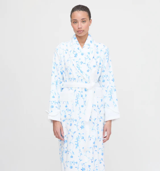 The Hotel Robe - Blue Botanical | Hill House Home US
