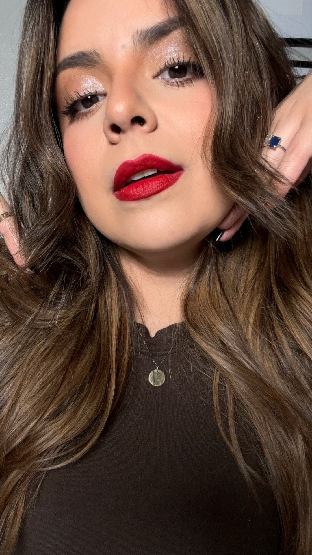 If it’s December, THIS is the duo I’m reaching for ✨

It’s the Fenty Beauty Icon Velvet Liquid Lipstick in MVP for that classic holiday red + the Diamond Bomb All-Over Diamond Veil in How Many Carats for all over sparkle 😍

#holidayglam #fentybeauty #decembermakeup #redlipseason #AZMUA 

#LTKgrwm #LTKHoliday #LTKBeauty