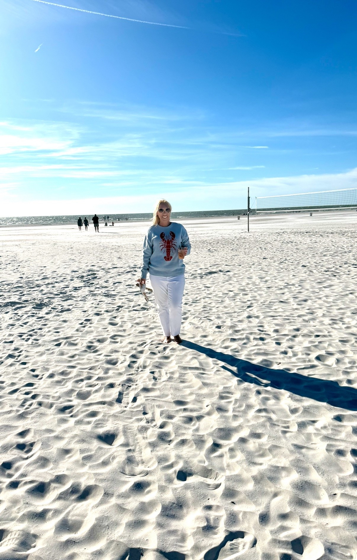 Clearwater Beach! I did a size L in the sweater