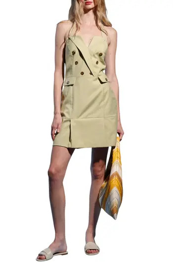 Walter Baker Nichelle Halter Dress in Parsley at Nordstrom Rack, Size 6 | Nordstrom Rack
