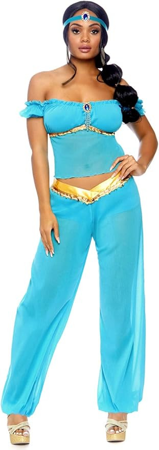 Leg Avenue Women's 3 Piece Arabian Princess Costume | Amazon (US)