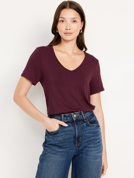 Luxe V-Neck T-Shirt | Old Navy (US)