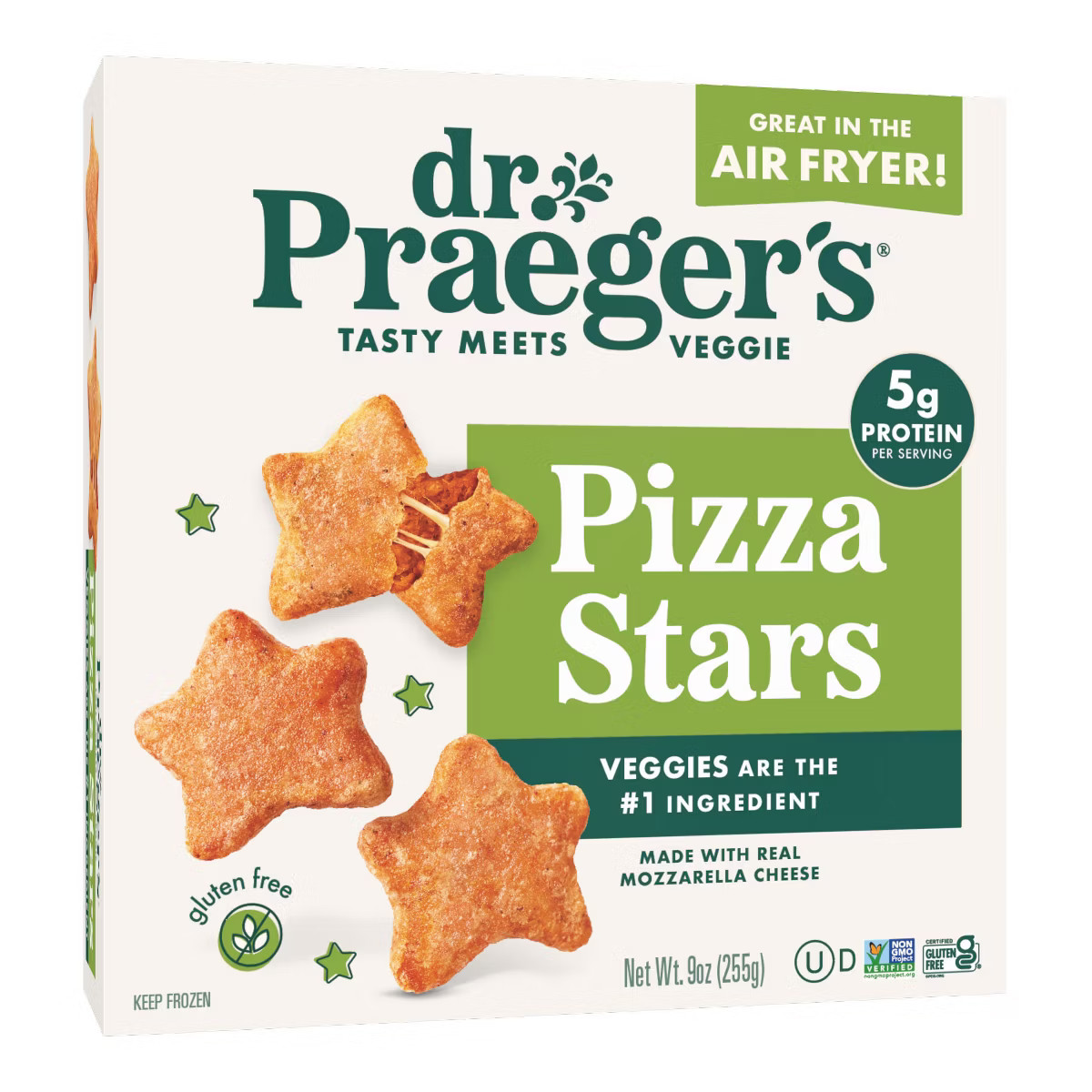 Dr. Praeger's Frozen Gluten Free Pizza Stars - 9oz | Target