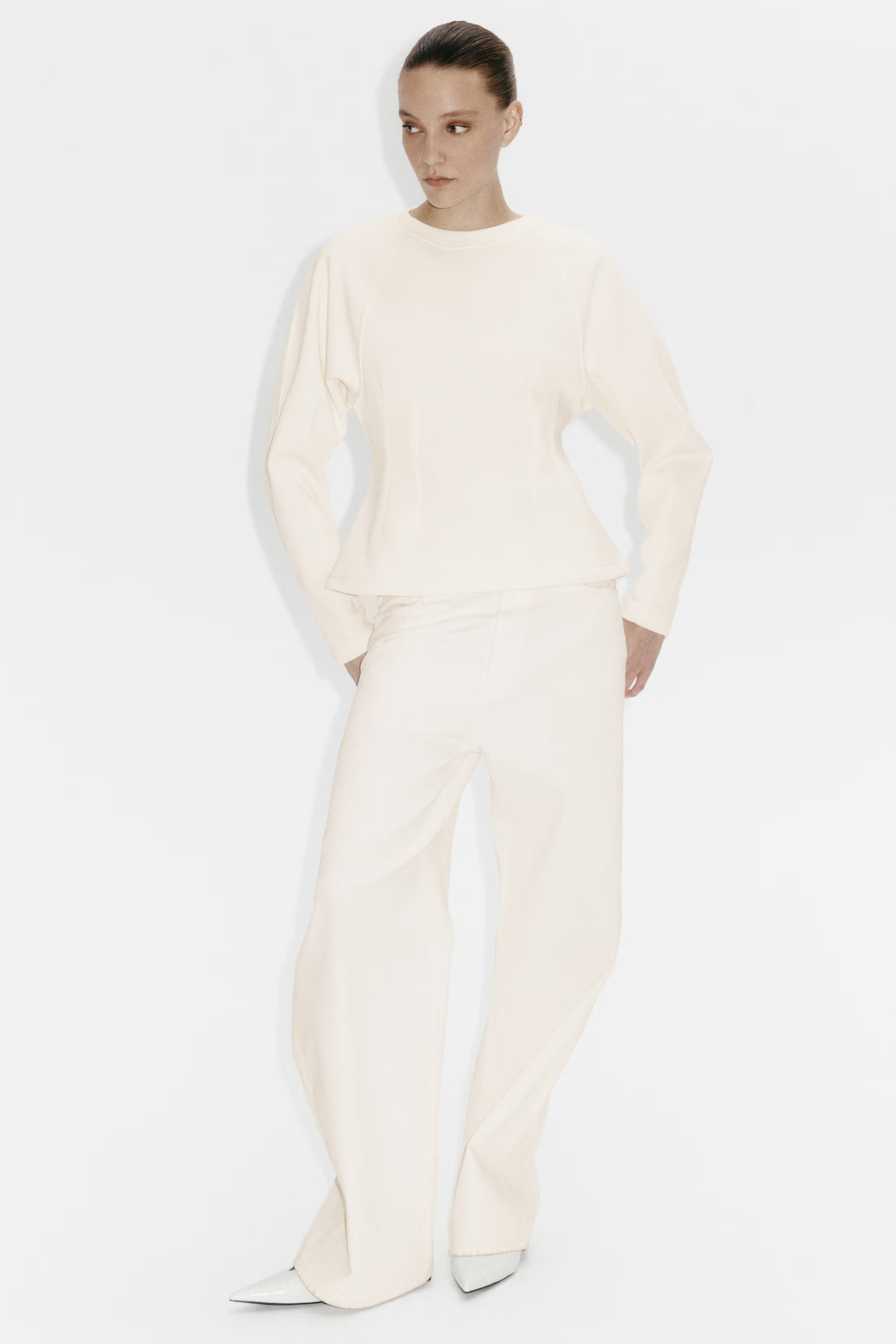 Tapered-Waist Sweatshirt | H&M (US + CA)
