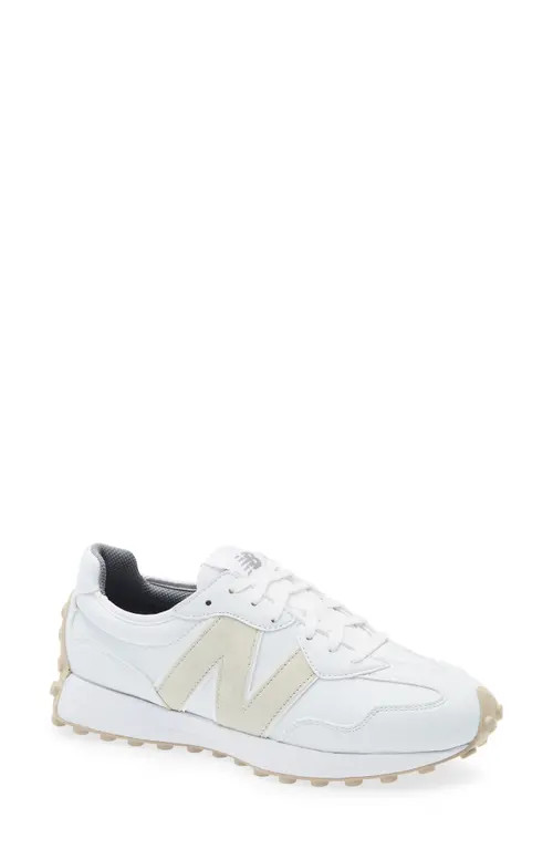 New Balance 327 Waterproof Spikeless Golf Shoe in White Ceramic at Nordstrom, Size 7.5 | Nordstrom