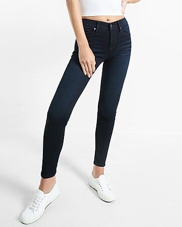 Mid Rise Stretch+supersoft Jean Leggings | Express