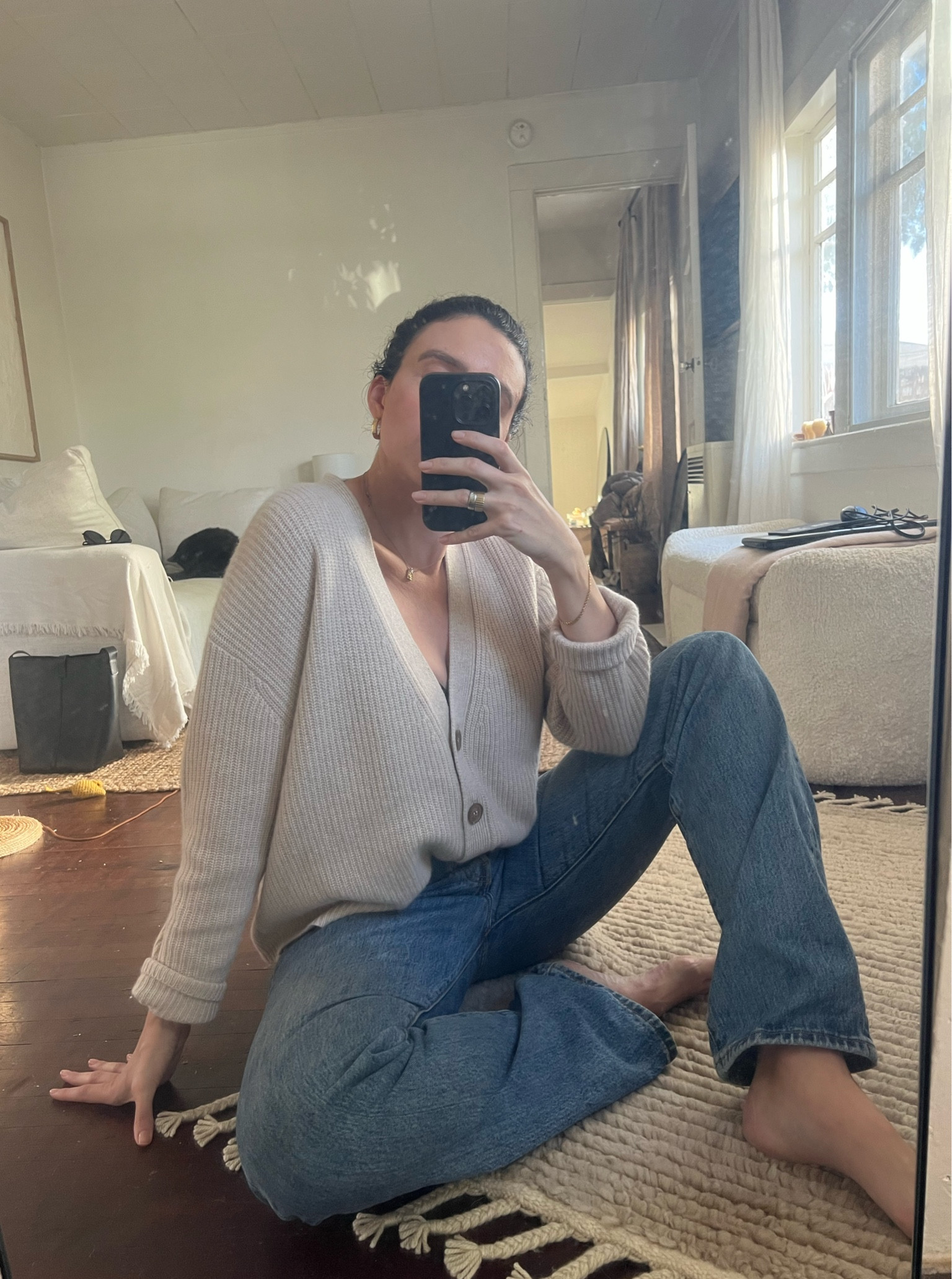 Jenni Kayne cropped cocoon (size xs, in oatmeal); code ALYSSANPONTICELLO20 for 20% off 

#LTKsalealert #LTKHoliday #LTKSeasonal