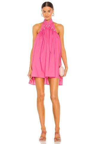 SAU LEE Aster Mini Dress in Rose Pink from Revolve.com | Revolve Clothing (Global)