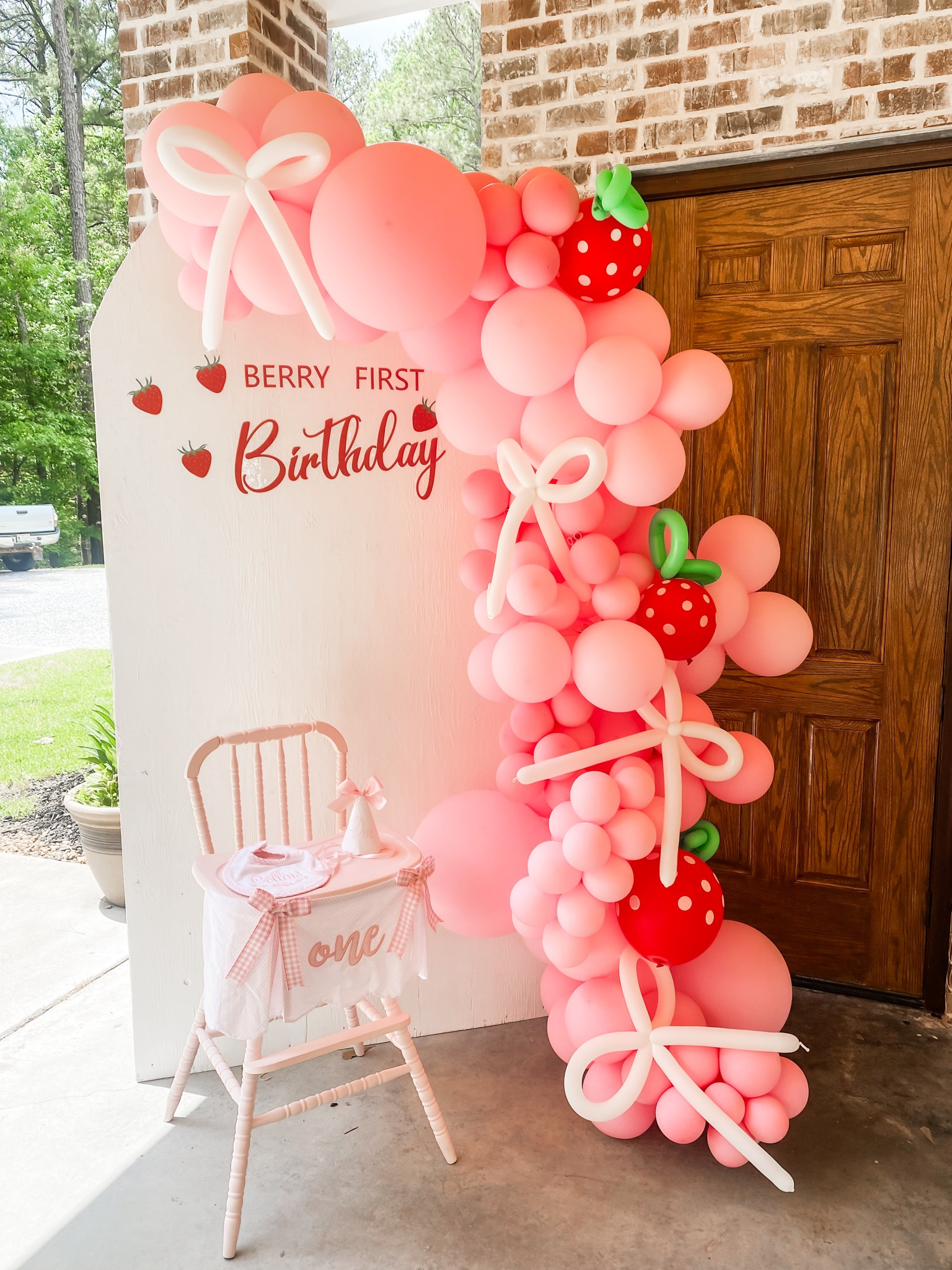 Berry 1st Birthday decor!