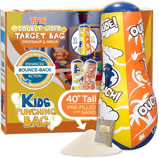 Target Bags -Kids Punching Bag | Already Filled with Sand| Bop Bag | Premium Inflatable Toy | Pun... | Amazon (US)