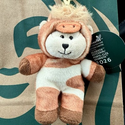 Starbucks 2026 Year of The Horse Bearista Bear Keychain ••NWT••🎁 | eBay US