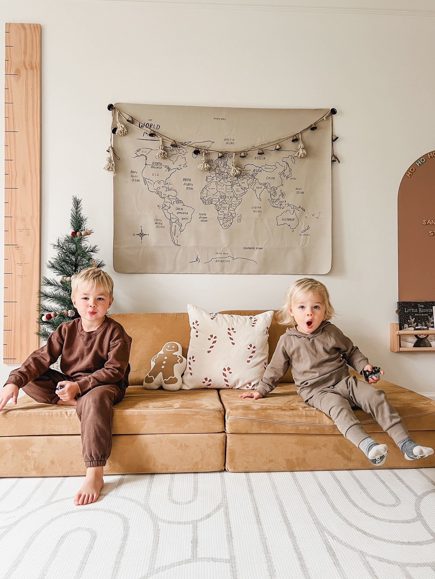 I’m not sure where November went, but I swear it was just Halloween 🫣 I imagine December will be faster, so hoping to slow down and truly savor these sweet moments with my kids at this age. Our advent today was “write a list of things you’re grateful for” and both boys are very grateful for the snow and baby sis (along with their favorite toys) 🙈 

It’s hard finding balance with both of their birthdays in the same season as Christmas. They get gift overloaded in such a short period of time. Hoping we can teach them about the true meaning of Christmas and have more meaningful conversations about it as they are starting to understand things better. 

Hope your December is off to a great start mama! We know you’re the true MVPs of Christmas magic 🎄 

One year later, still living in our @coloredorganics sets 🫶🏻 

#LTKBaby #LTKHoliday #LTKKids