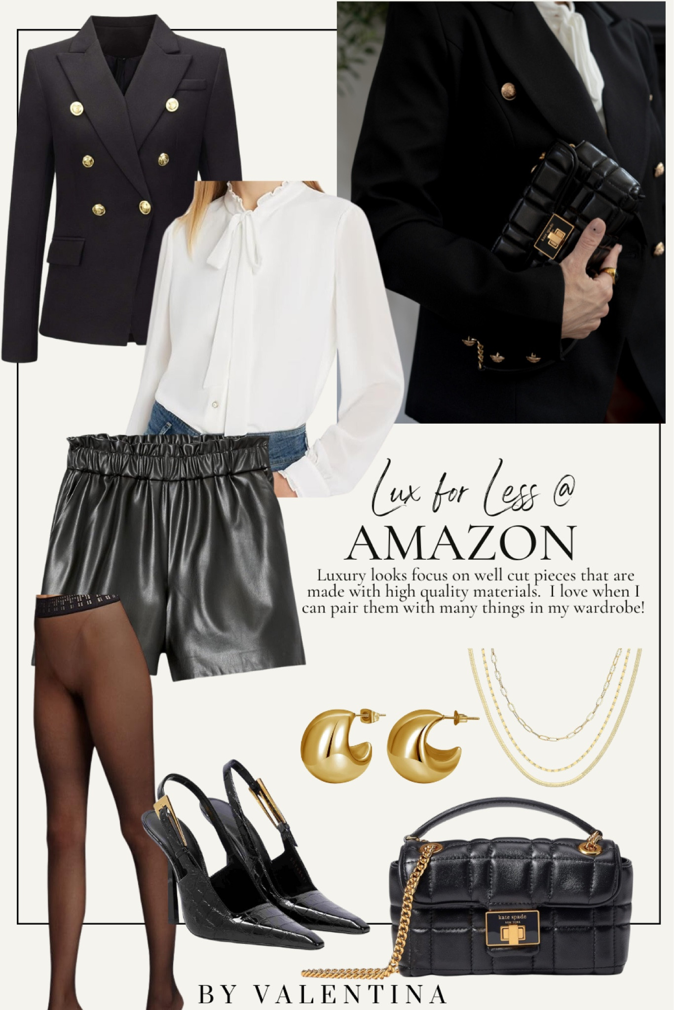  Luxury looks focus on well cut pieces that are made with high quality materials.  I love when I can pair them with many things in my wardrobe!

House of Valentina, outfit ideas, Amazon

#LTKFindsUnder100 #LTKStyleTip #LTKSeasonal