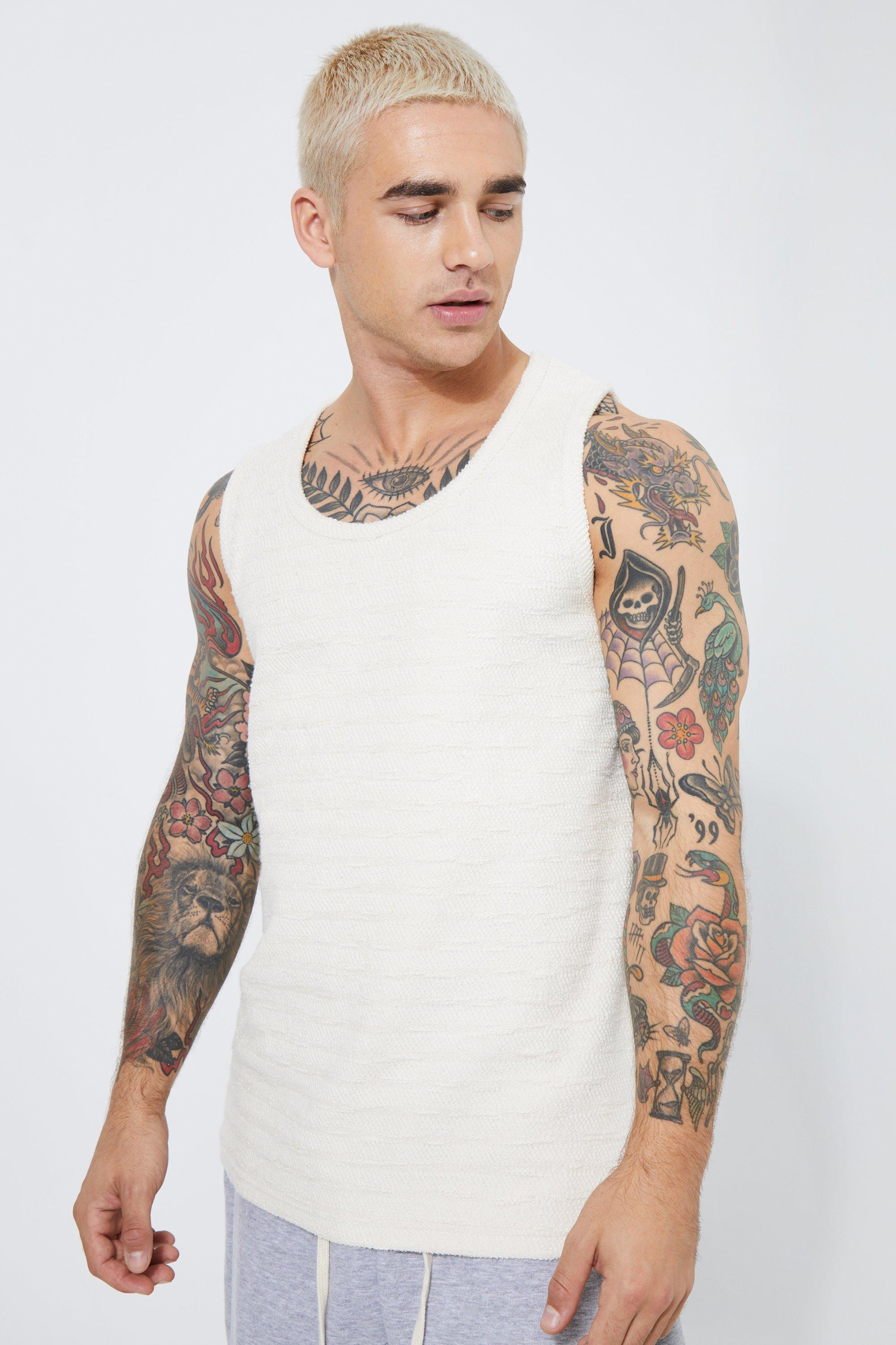 Textured Jacquard Vest | boohooMAN (US & CA)