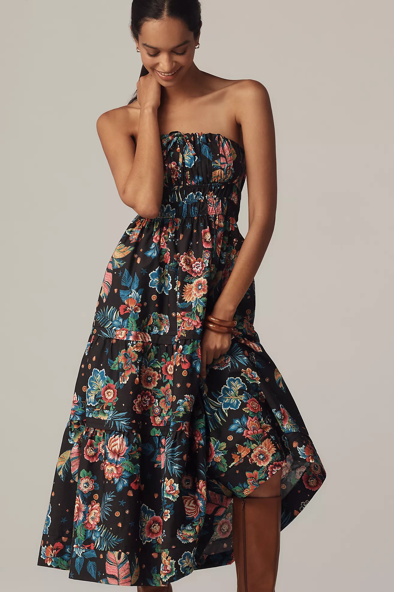 The Somerset Strapless Maxi Dress | Anthropologie (US)