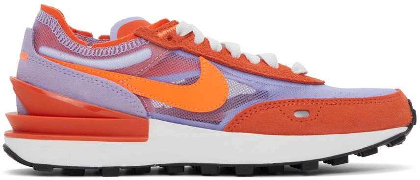 Orange & Purple Waffle One Sneakers | SSENSE