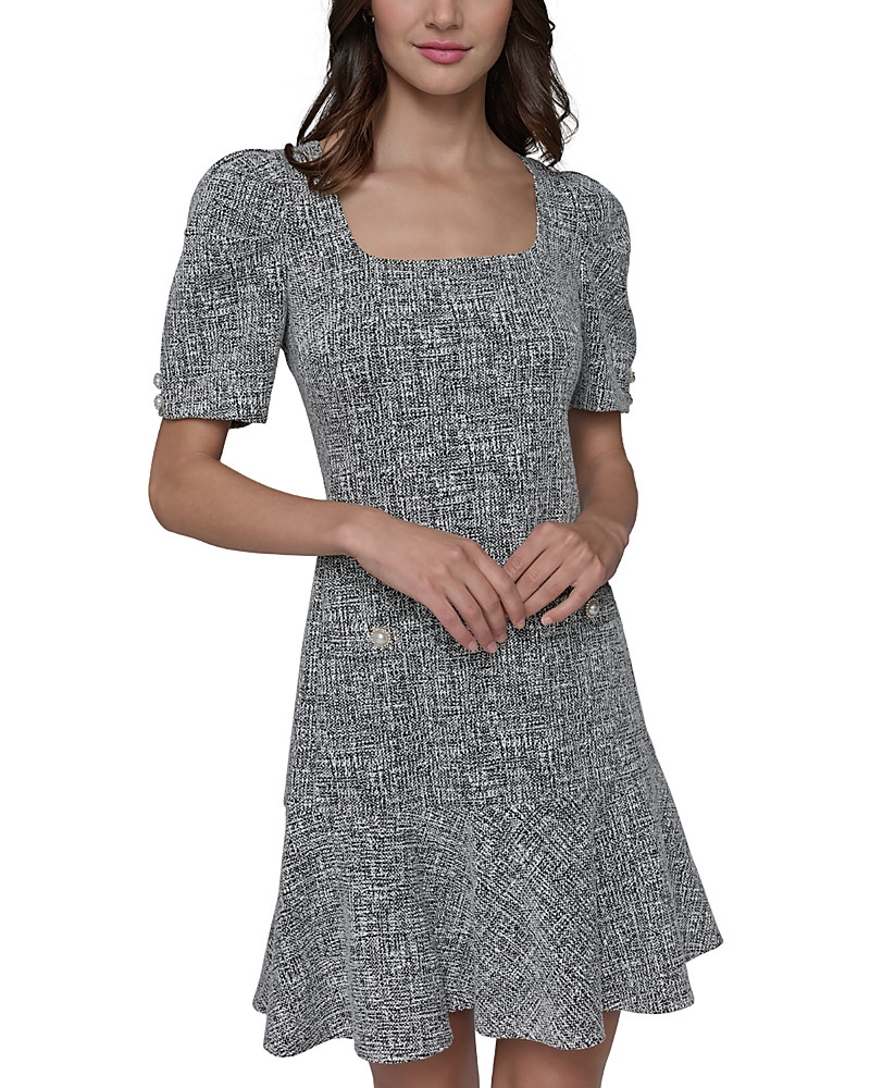 Karl Lagerfeld Paris Knit Tweed Sheath Dress | Bloomingdale's (US)
