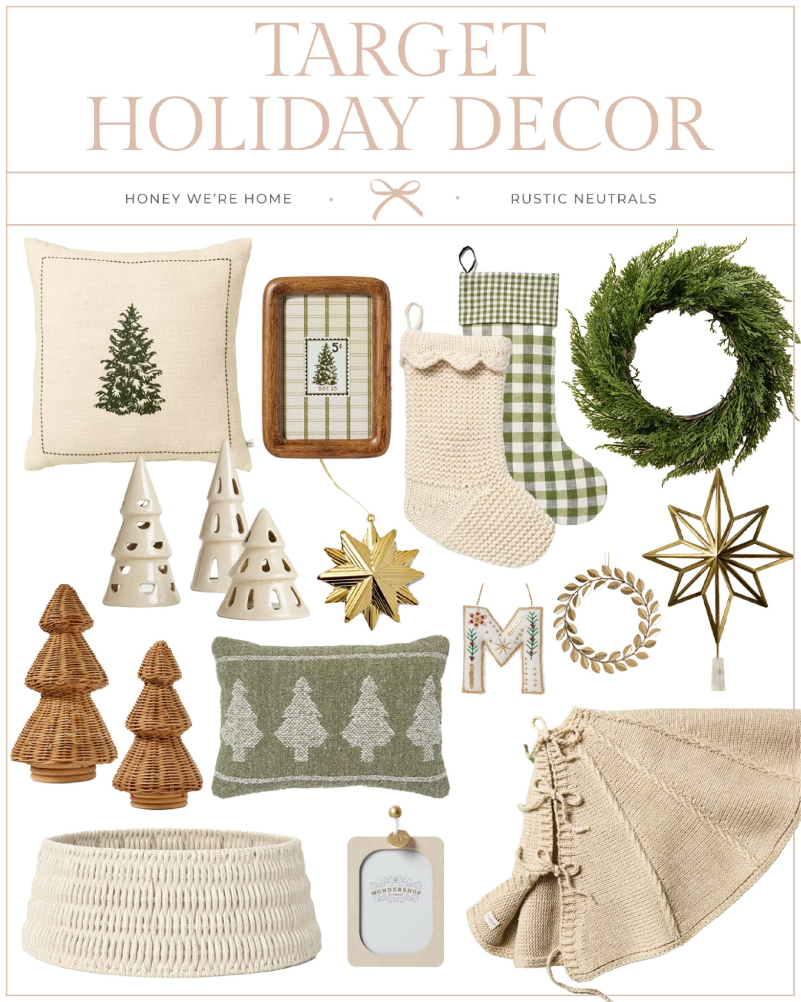 Target Holiday Decor | Rustic Neutrals 🌲🤎

#LTKFindsUnder50 #LTKHome #LTKHoliday