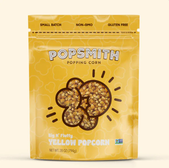 Yellow and White Popping Corn Kernels - Popsmith | Popsmith