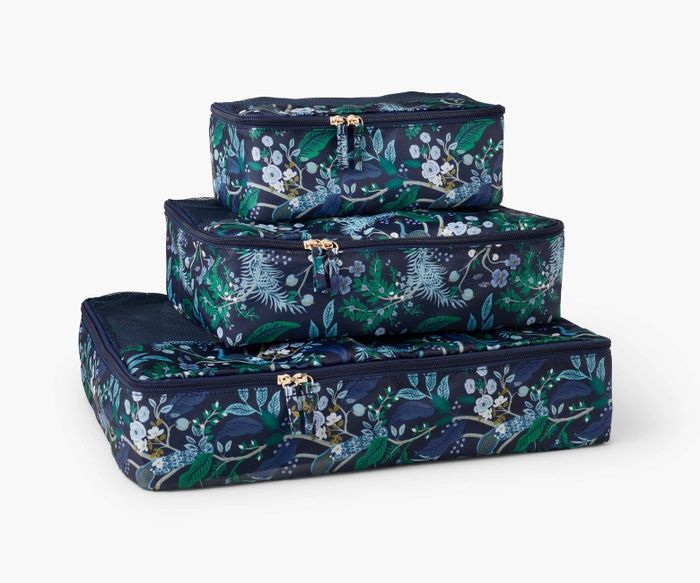 Peacock Packing Cube Set | Rifle Paper Co. | Rifle Paper Co.