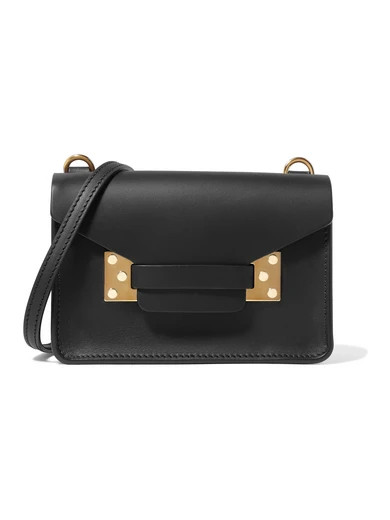 Sophie Hulme - Milner Nano Leather Shoulder Bag - Black | NET-A-PORTER (US)