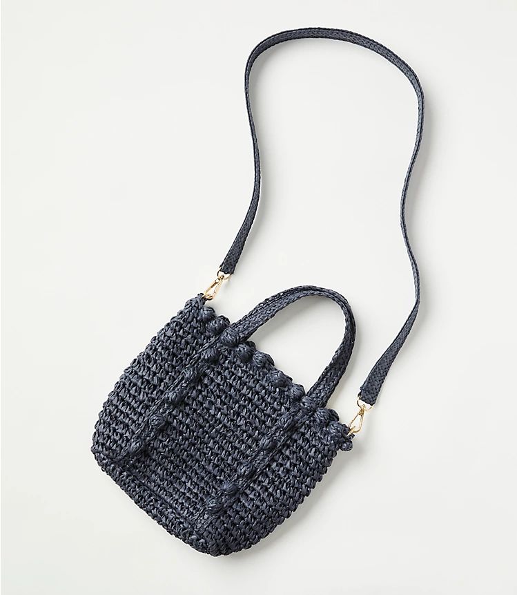 Pom Pom Handle Crossbody Bag | LOFT | LOFT