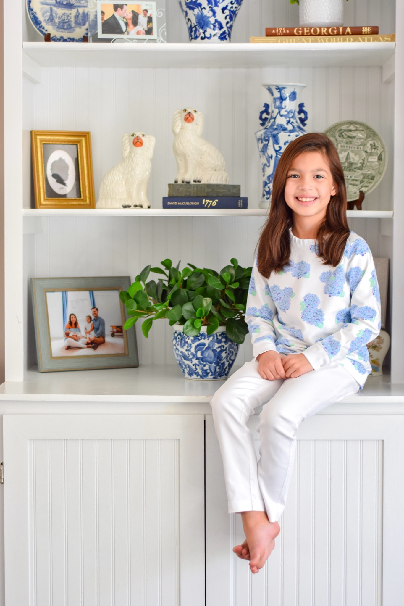 Cold mornings, warm afternoons, the perfect Pima cotton top with hydrangeas, comes with a matching mom look too! 

#LTKfamily #LTKkids #LTKSeasonal