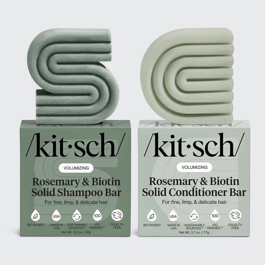 Rosemary & Biotin Volumizing Shampoo & Conditione | KITSCH | Kitsch