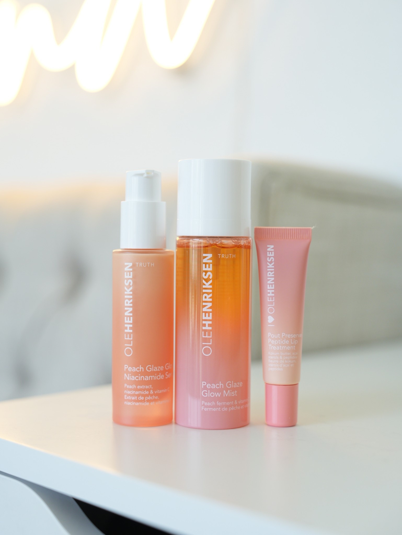 I’ve enjoyed the Ole Henriksen Peach Glaze mist and serum and I’m just about finished with them. Hydration is the key for my skin these days and these have worked perfectly! The lip balm is also good.

#LTKBeauty #LTKFindsUnder100
