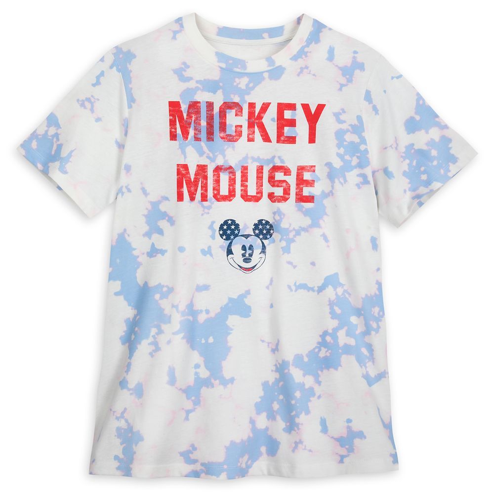 Mickey Mouse Americana Tie-Dye T-Shirt for Adults | Disney Store