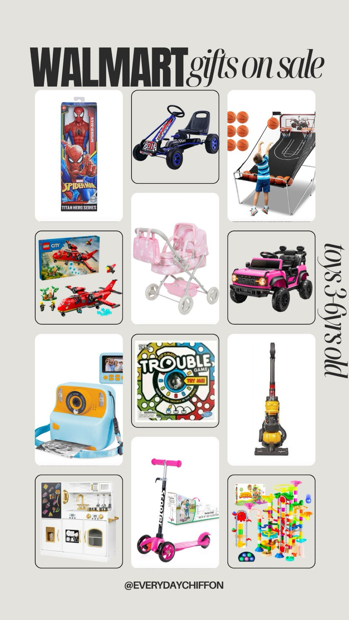 Walmart gifts for kids & gifts for toddlers. Toys for 3-6 year olds on sale.

Gift guide
Walmart sale
 Black Friday deals 
Toddler toys
Kids toys 


#LTKSaleAlert #LTKKids #LTKGiftGuide