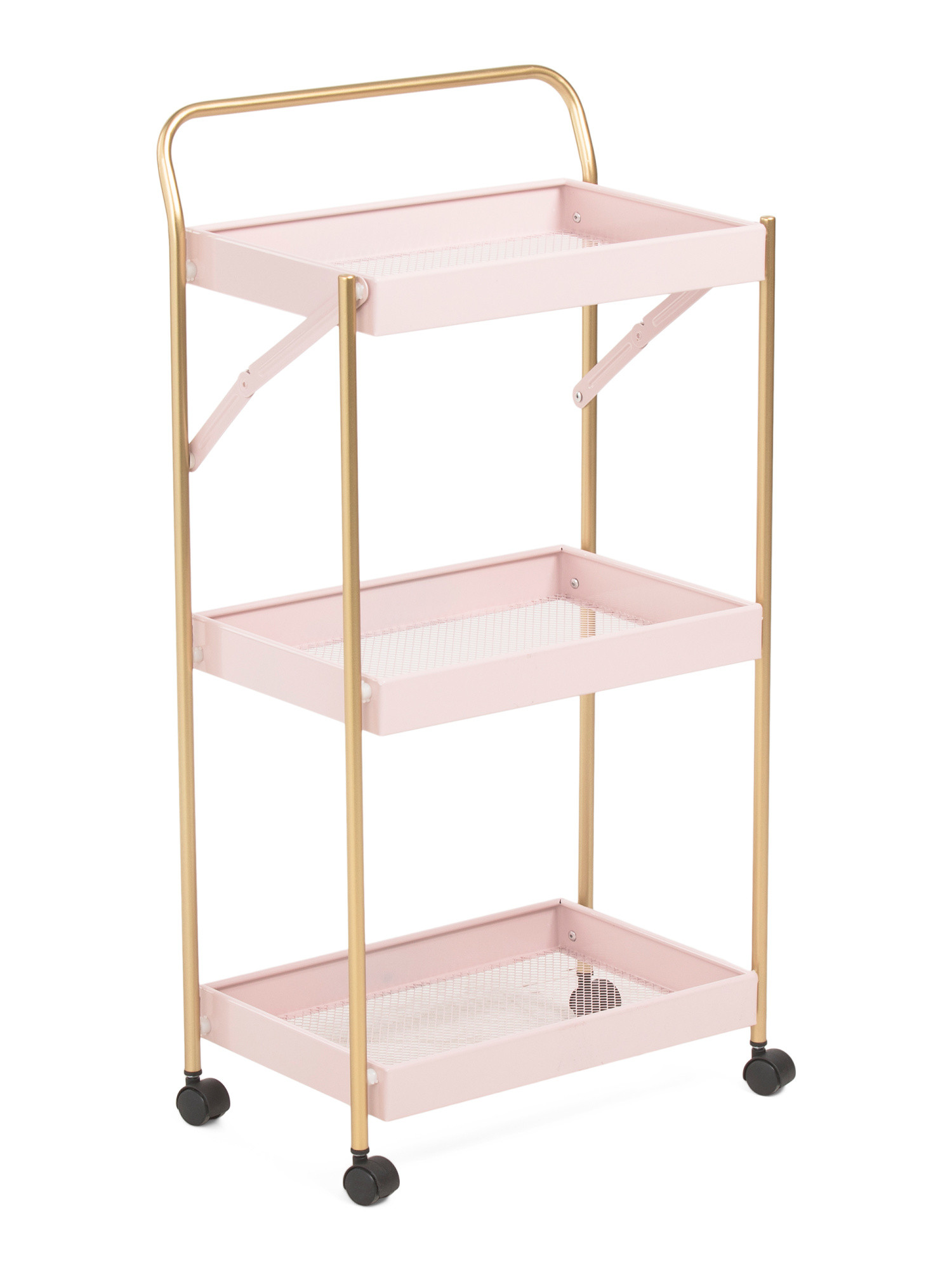 17x32 3-tier Foldable Rolling Cart | TJ Maxx