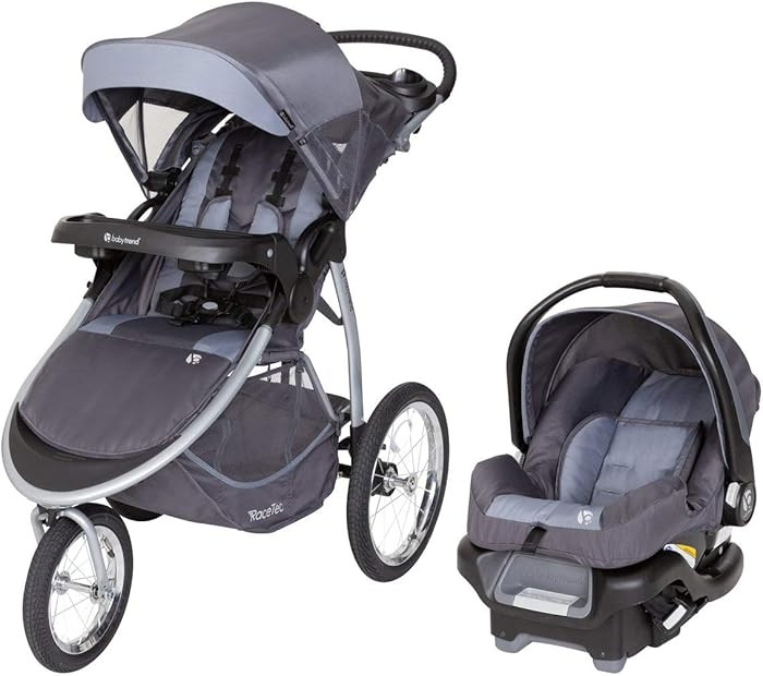 Baby Trend Expedition® Race Tec™ Jogger Travel System with Ally™ Infant Car Seat, Ultra Grey | Amazon (US)
