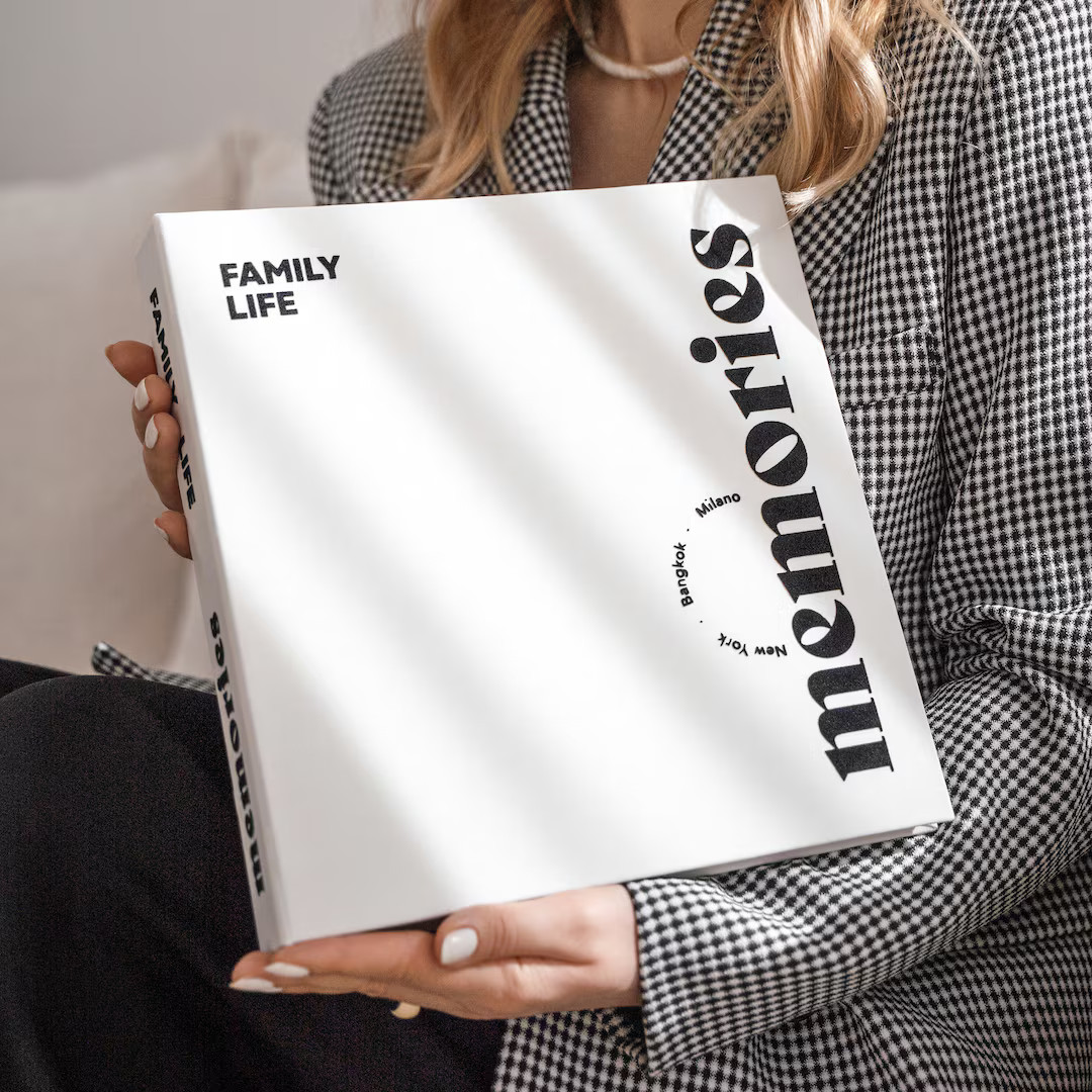 Unique Coffee Table Book Family Photo Album Memories, Handmade Family Holiday Journal 4x6, 5x7, f... | Etsy (US)