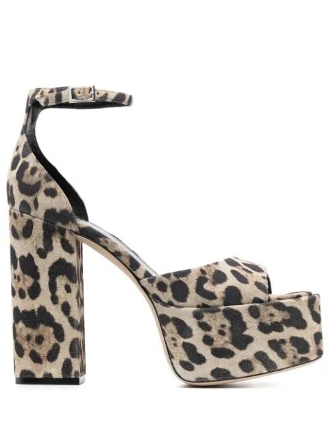 Paris Texas Tatiana leopard-print Platform Sandals - Farfetch | Farfetch Global