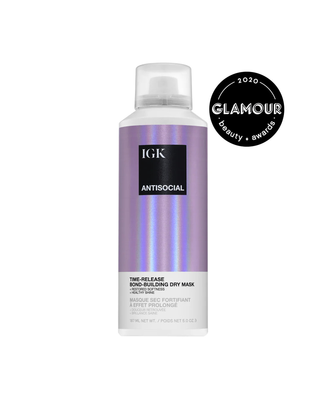 Antisocial Dry Hair Mask 1 Spray | IGK Hair