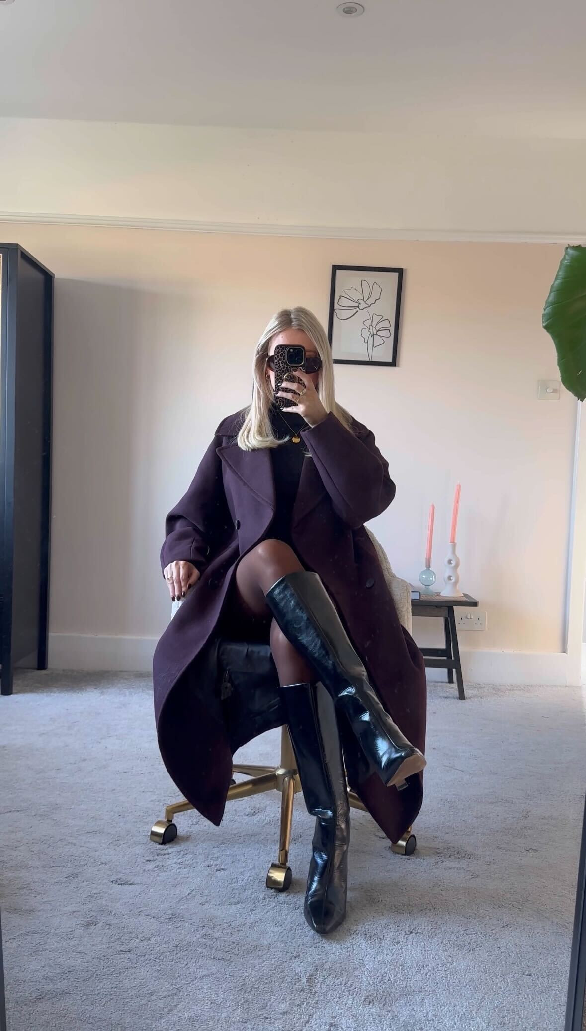 Autumn Winter Style, Autumn Winter Fashion, Burgundy Coat, Wool Coat, Knee High Boots, Jumper Dress, Wardrobe Staples  

 

#LTKuk #LTKautumn #LTKwinter