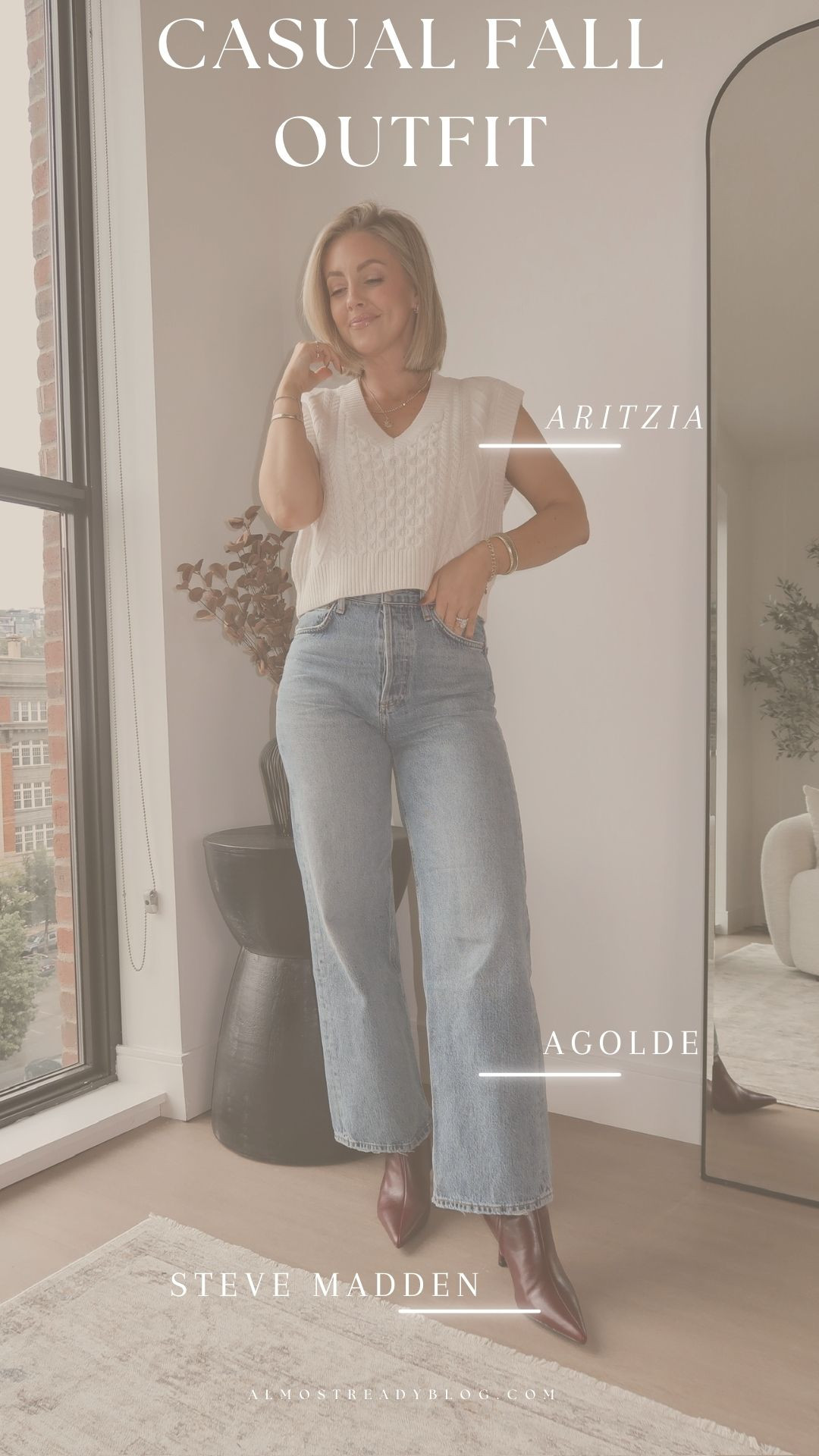 Casual Fall Outfit

You can’t go wrong with a simple sweater vest and jeans! 


#LTKFindsUnder100 #LTKStyleTip #LTKSeasonal