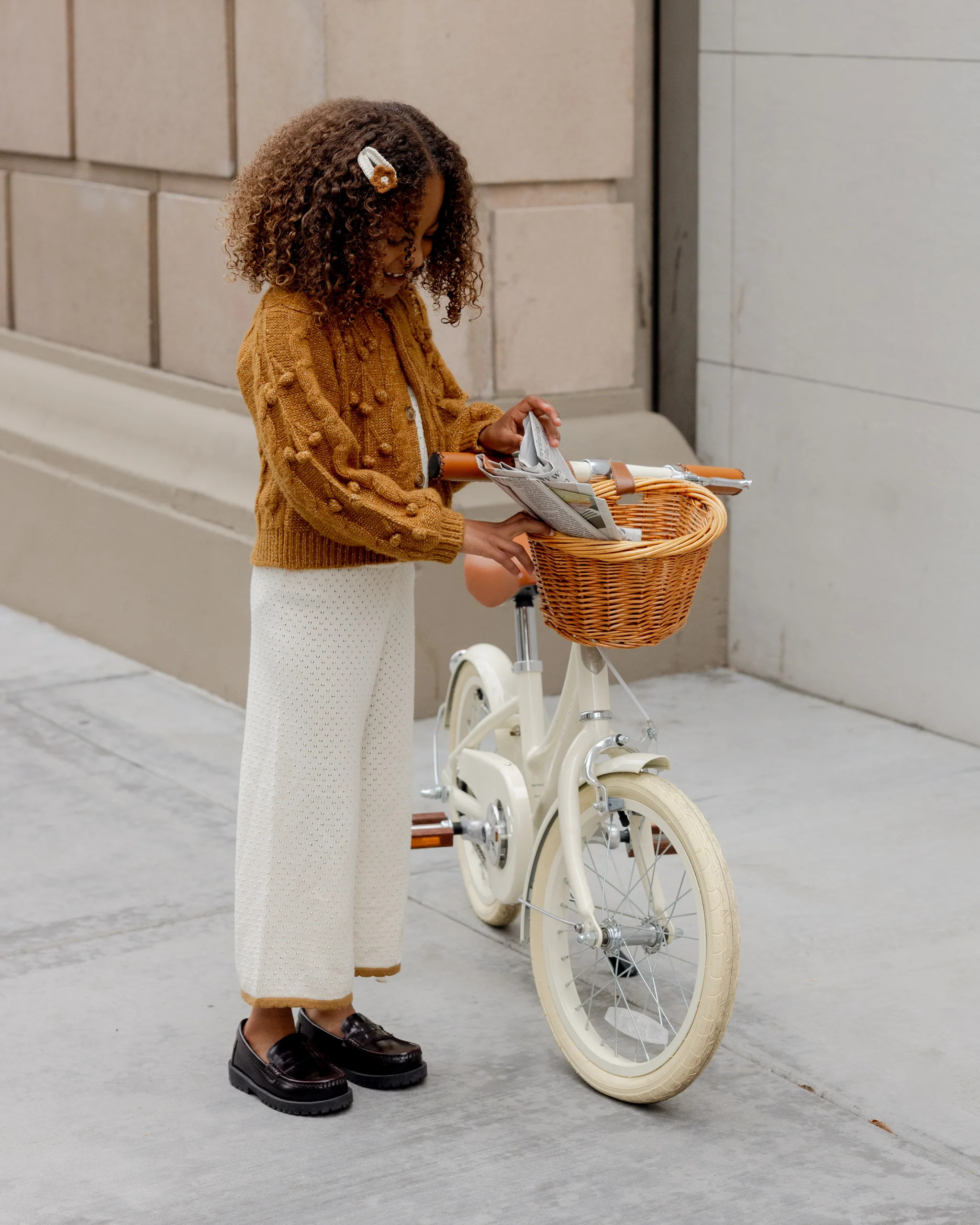 Pointelle Knit Pant || Natural | Rylee + Cru